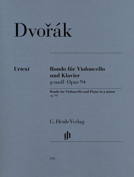 Dvorak, Rondo Op. 94 for Cello and Piano (Henle)