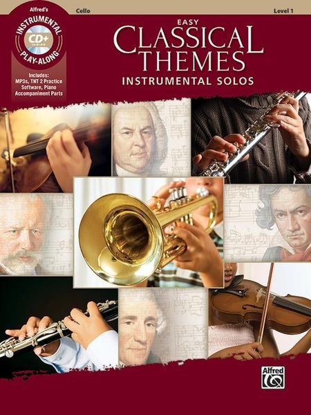 Easy Classical Themes for Cello with CD