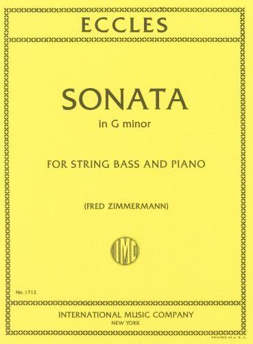 Eccles, Sonata in G Minor for Double Bass and Piano (IMC)