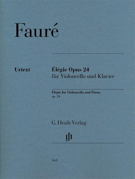 Faure, Elegie Op. 24 for Cello and Piano (Henle)