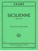 Faure, Sicilienne Op. 78 for Cello and Piano (IMC)