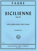 Faure, Sicilienne Op. 78 for Double Bass and Piano (IMC)