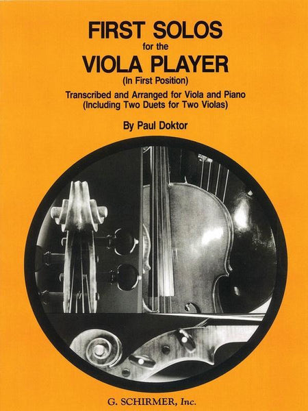 First Solos for The Viola Player (Schirmer)