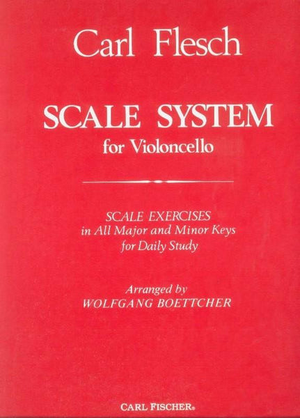 Flesch, Scale System for Cello (Ries Erler )