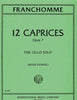 Franchomme, 12 Caprices for Cello (IMC)