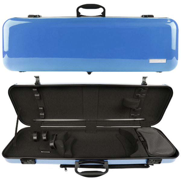 GEWA Air 2.1 Oblong Violin Case 4/4 Blue Gloss