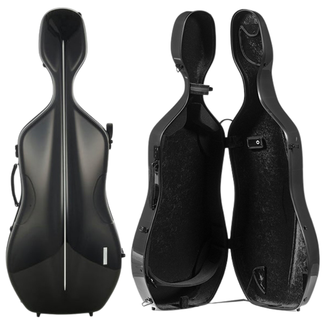 GEWA Air 3.9 Cello Case Black Gloss Simply for Strings