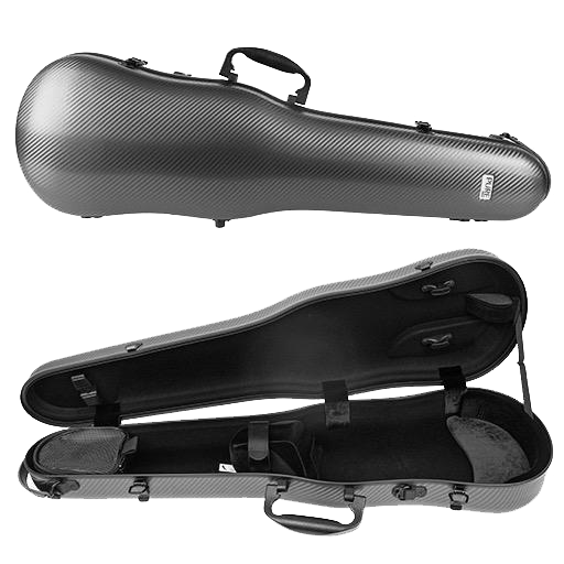 GEWA Pure Polycarbonate Shaped Violin Case 1.8kg Grey