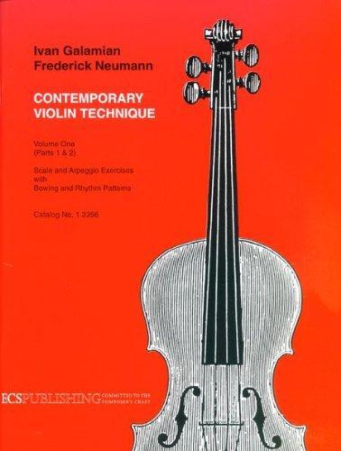Galamian, Contemporary Violin Technique Volume 1 (Galaxy)