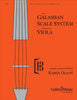 Galamian Scale System for Viola (Galaxy Music)