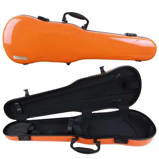 Gewa Air 1.7 Shaped Violin Case 4/4 Orange Gloss