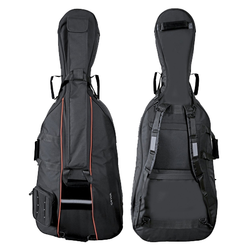 Gewa Premium Cello Gig Bag 10mm Padding Black - 1/4