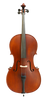 Gliga II Cello Outfit with Dark Antique Varnish 4/4