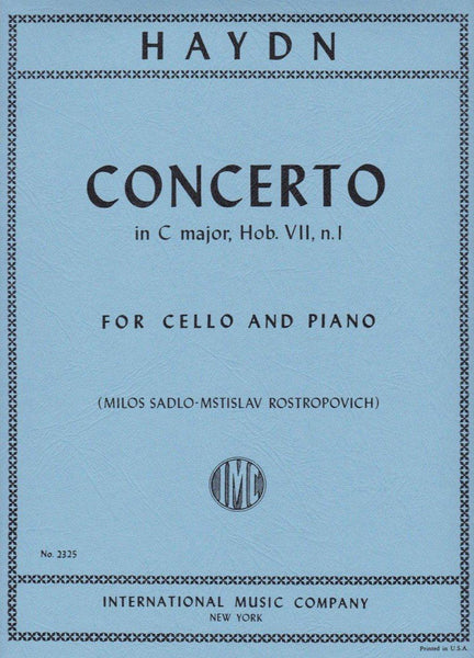 Haydn, Concerto No. 1 in C for Cello and Piano (IMC)