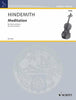 Hindemith, Meditation for Viola and Piano (Schott)