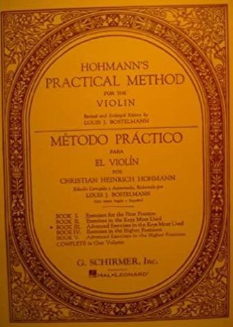 Hohmann, Practical Method for Violin Book 3 (Schirmer)