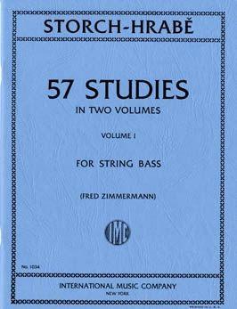 Hrabe, 57 Studies for Double Bass Book 1 (IMC)