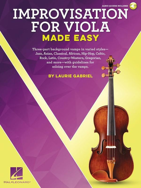 Improvisation for Viola Made Easy with Online Accompaniments