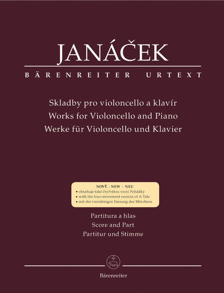 Janacek, Complete Works for Cello and Piano (Barenreiter)