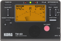 KORG TM-60 Digital Tuner and Metronome Black