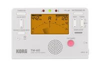 KORG TM-60 Digital Tuner and Metronome White