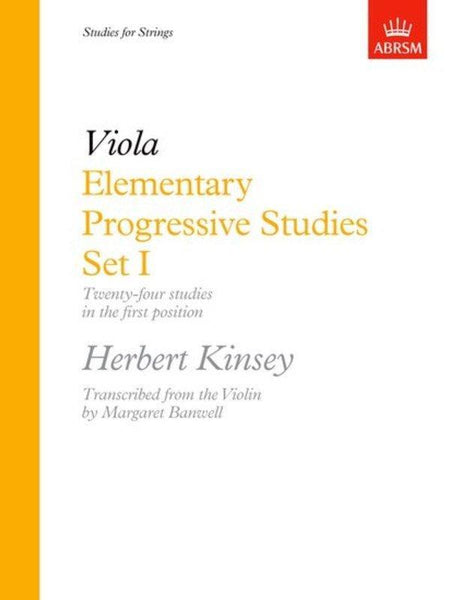 Kinsey, Elementary Progressive Studies for Viola Book 1 (OUP)