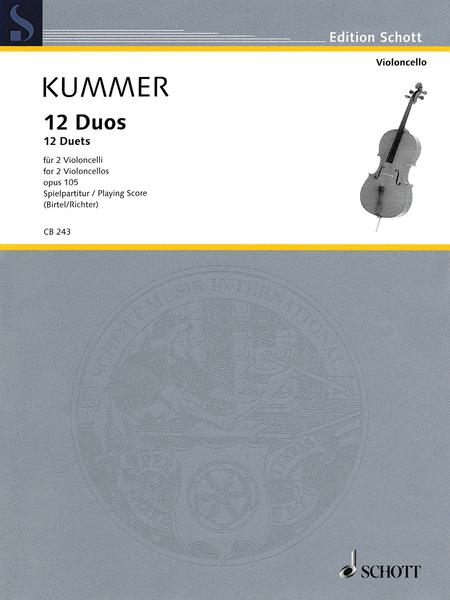 Kummer, 12 Duos for Cello (Schott)