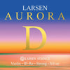 Larsen Aurora Violin D String 4/4 Strong - Silver