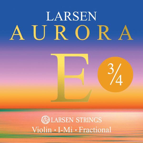 Larsen Aurora Violin E String 3/4 Medium Ball End