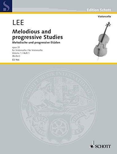 Lee, 40 Melodic and Progressive Studies for Cello Op. 31 Volume 1 (Schott)
