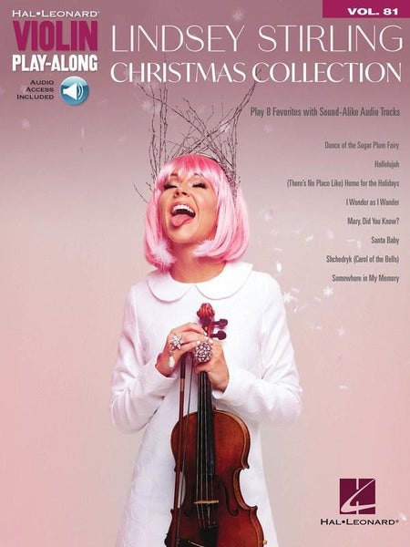 Lindsey Stirling Christmas Collection for Violin Playalong Volume 81