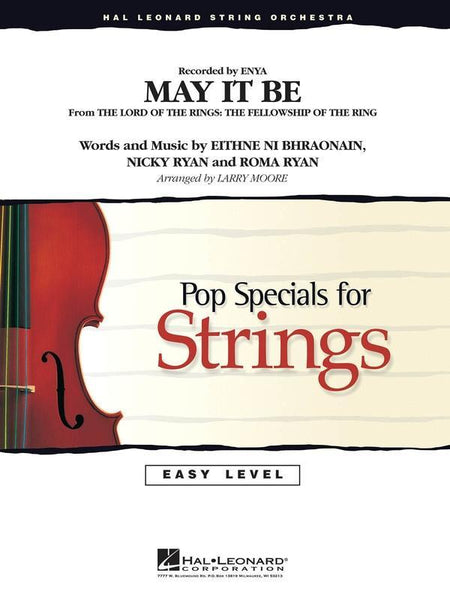 May it Be (arr. Larry Moore) for String Orchestra