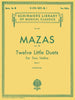 Mazas, 12 Little Duets Op. 38 Book 1 for 2 Violins (Schirmer)