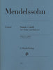Mendelssohn, Sonata in C Minor for Viola and Piano (Henle)