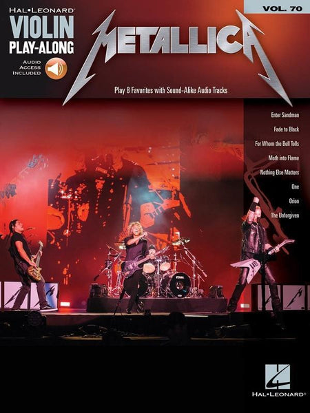 Metallica Violin Playalong Volume 70