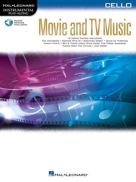 Movie and TV Music for Cello with Online Accompaniments