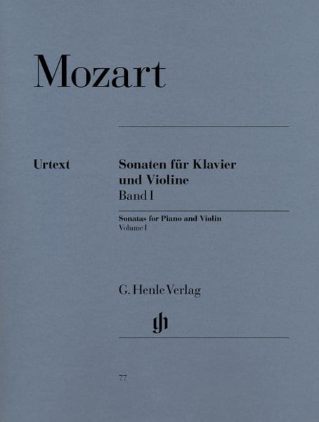Mozart, Sonatas Book 1 Numbers 1-6 K. 301 - K. 306 for Violin and Piano (Henle)