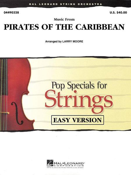 Music From Pirates of The Caribbean (arr. Larry Moore) for String Orchestra