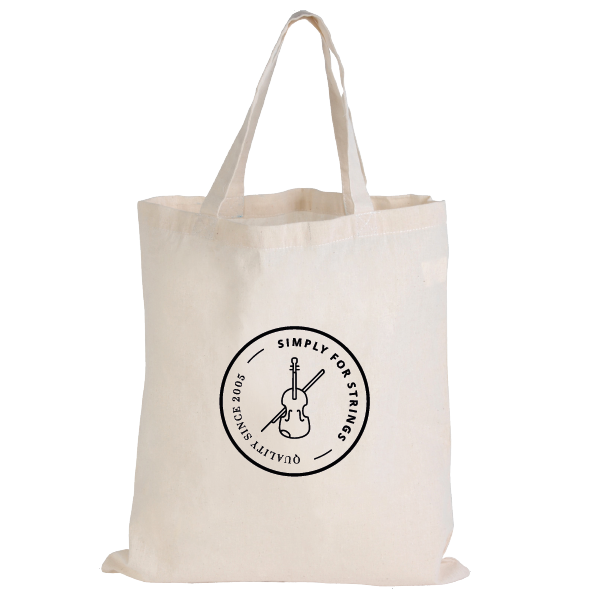 Music Tote Bag - Simply for Strings (Calico)
