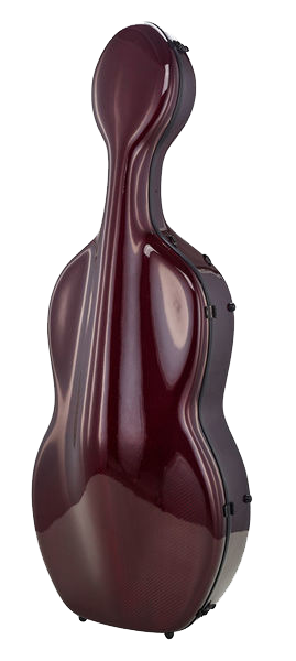 Musilia S2 Cello Case 3.2kg Transparent Red