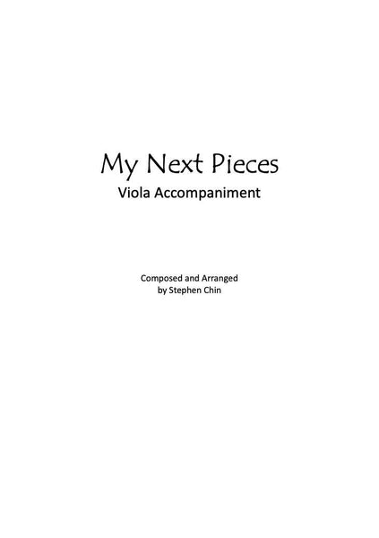 My Next Pieces String Accompaniment Score for Viola