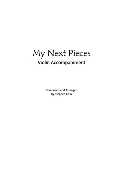 My Next Pieces String Accompaniment Score for Violin