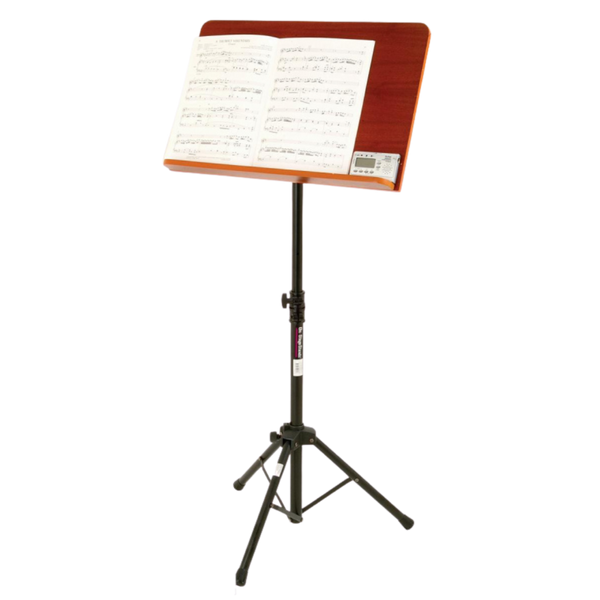 On Stage Orchestral Music Stand Wide - Rosewood