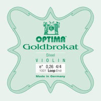 Optima (Formerly Lenzner Goldbrokat) Violin E String Loop End 4/4