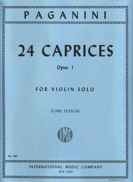 Paganini, 24 Caprices Op. 1 for Violin (IMC)