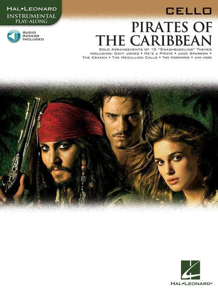 Pirates of the Caribbean for Cello with Online Accompaniments