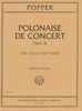 Popper, Polonaise de Concert Op. 14 for Cello and Piano (IMC)