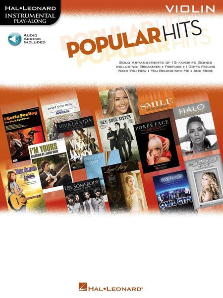 Popular Hits for Violin with Online Accompaniments