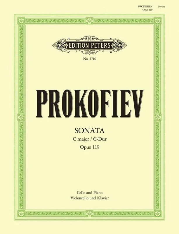 for　Simply　for　Cello　–　Sonata　Prokofiev,　119　Op.　in　C　Strings