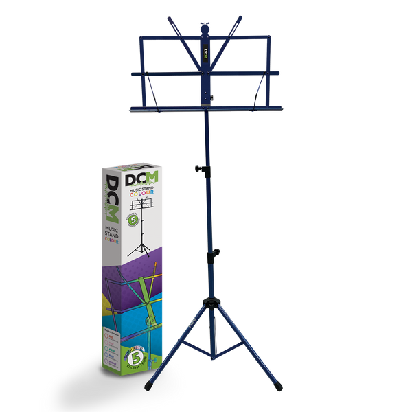 DCM Folding Music Stand with Bag Blue